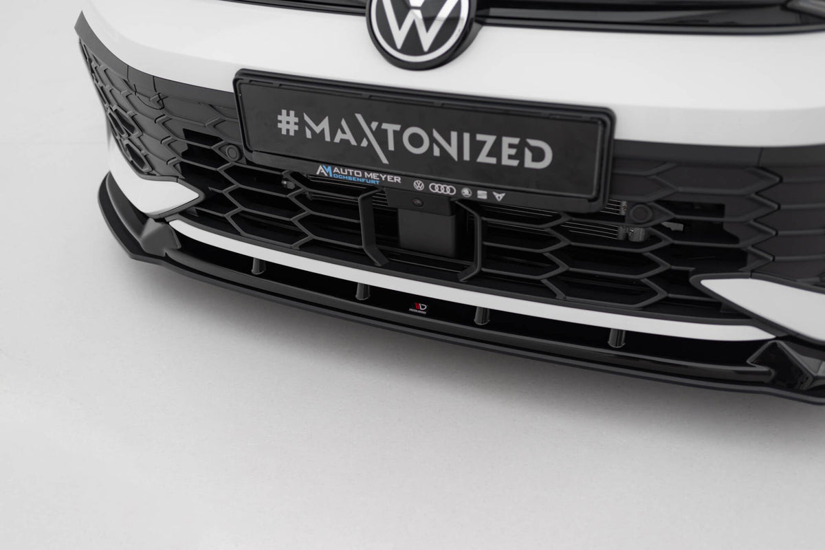 Splitter delantero Street Pro V.2 para Volkswagen Golf GTI / GTE / R-Line Mk8 Facelift