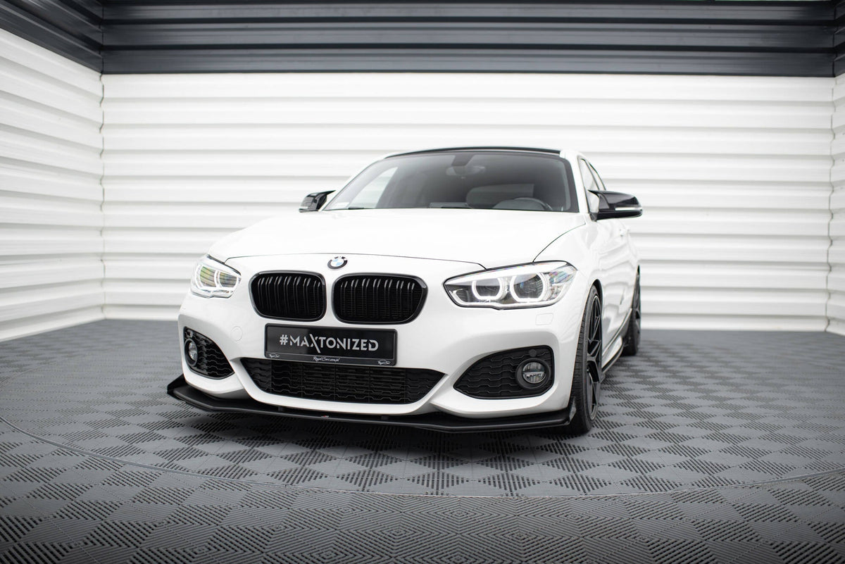 Splitter delantero Street Pro V.3 + flaps para BMW 1 F20 M-Pack Facelift / M140i