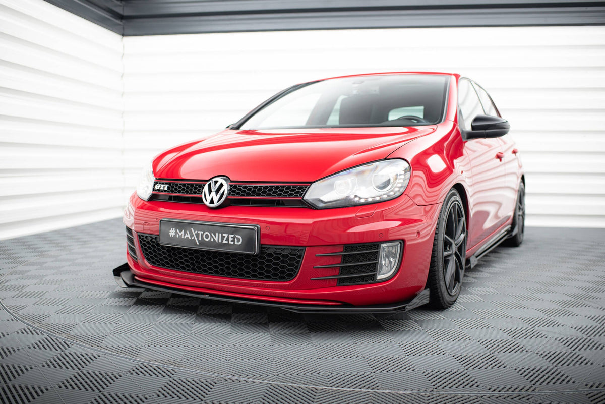 Splitter delantero Street Pro V.3 + flaps para Volkswagen Golf GTI Mk6