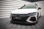 Splitter delantero Street Pro para Volkswagen Arteon R Sedan / Shooting Brake Mk1 Faceift