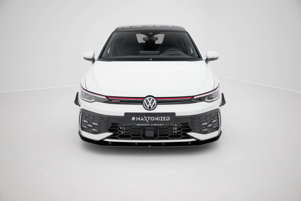 Splitter delantero Street Pro para Volkswagen Golf GTI / GTE / R-Line Mk8 Facelift