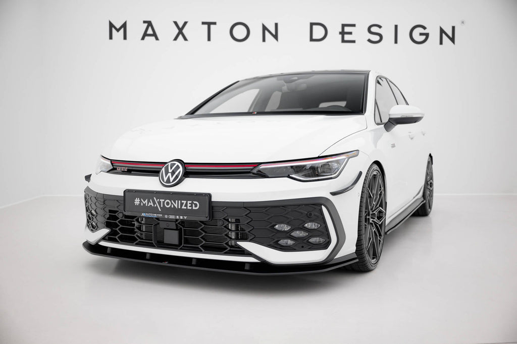 Splitter delantero Street Pro para Volkswagen Golf GTI / GTE / R-Line Mk8 Facelift