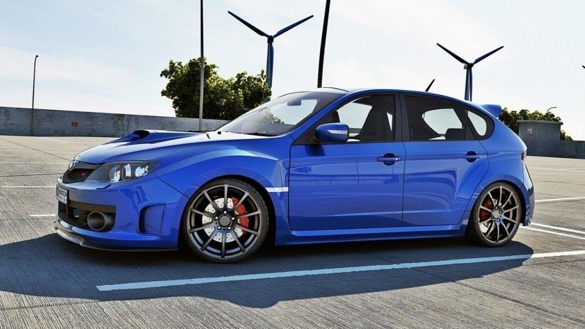 Splitter delantero V.1 para Subaru Impreza WRX STI Mk3