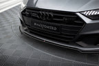 Splitter delantero V.1 para Audi A7 S-Line C8 / S7 C8 / C8 Facelift / S7 Facelift