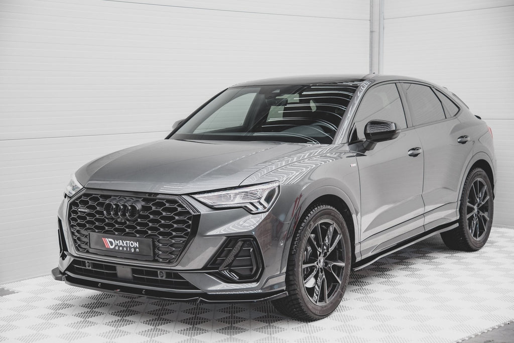 Splitter delantero V.1 para Audi Q3 Sportback / SUV S-Line F3