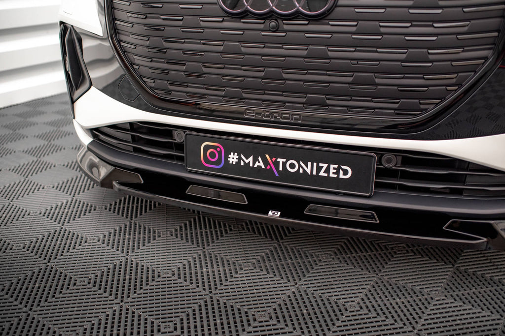 Splitter delantero V.1 para Audi Q4 e-tron Sportback S-line Mk1