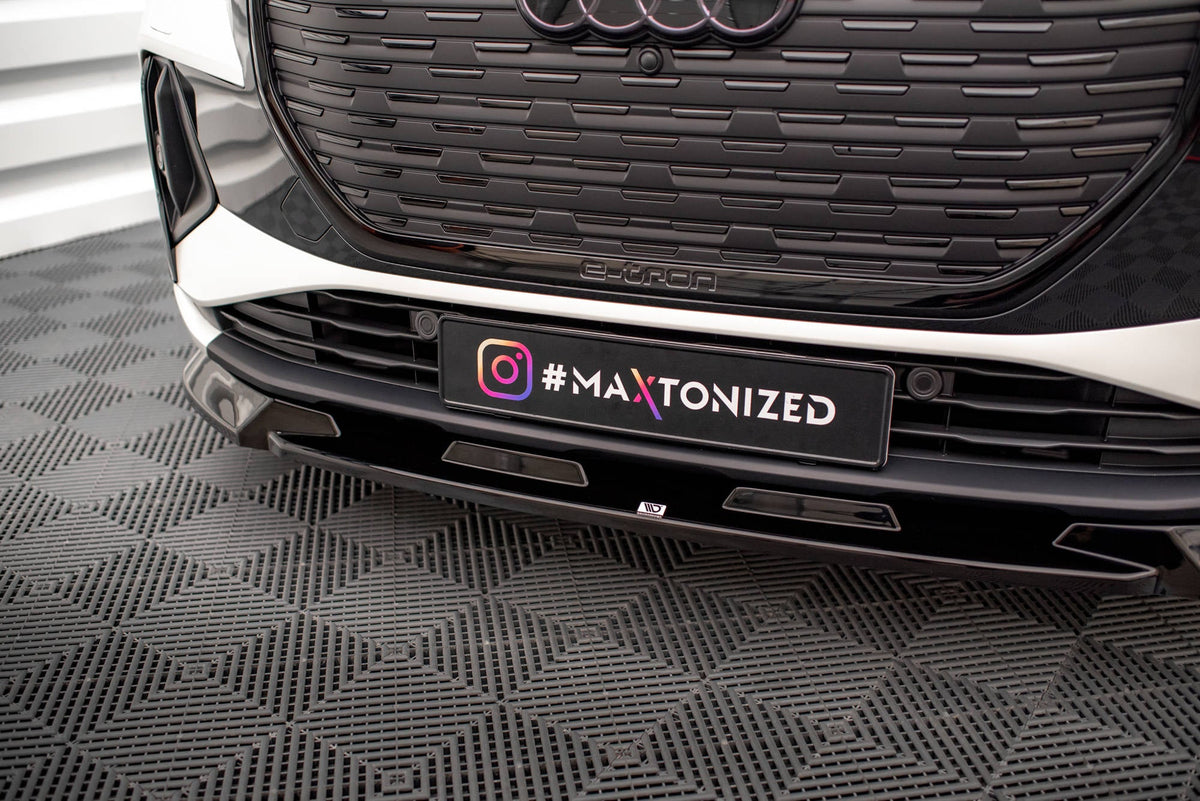 Splitter delantero V.1 para Audi Q4 e-tron Sportback S-line Mk1
