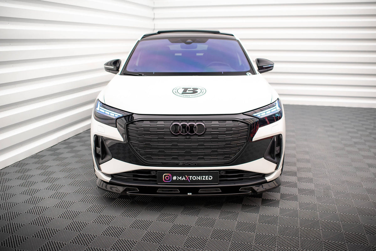 Splitter delantero V.1 para Audi Q4 e-tron Sportback S-line Mk1