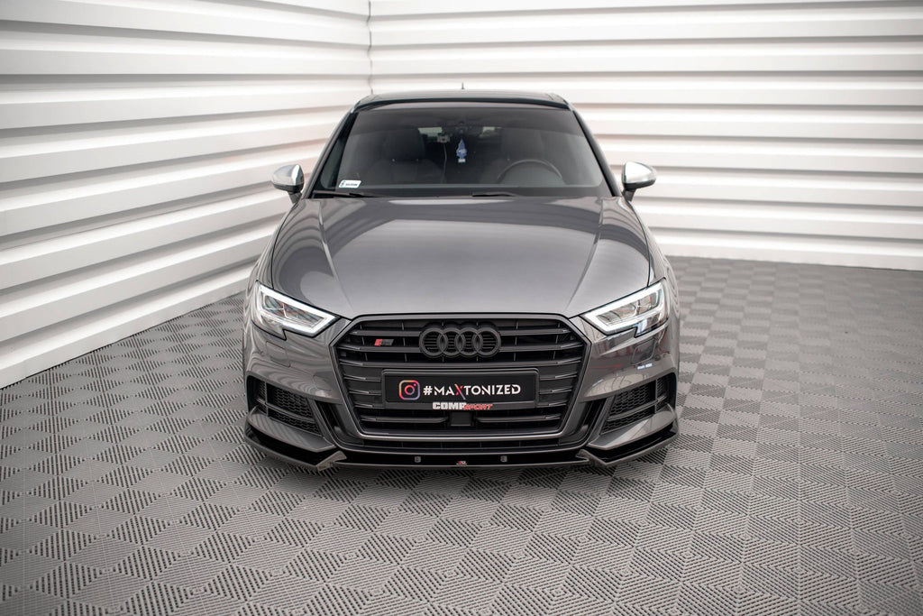Splitter delantero V.1 para Audi S3 / A3 S-Line Sportback 8V Facelift