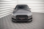 Splitter delantero V.1 para Audi S3 / A3 S-Line Sportback 8V Facelift