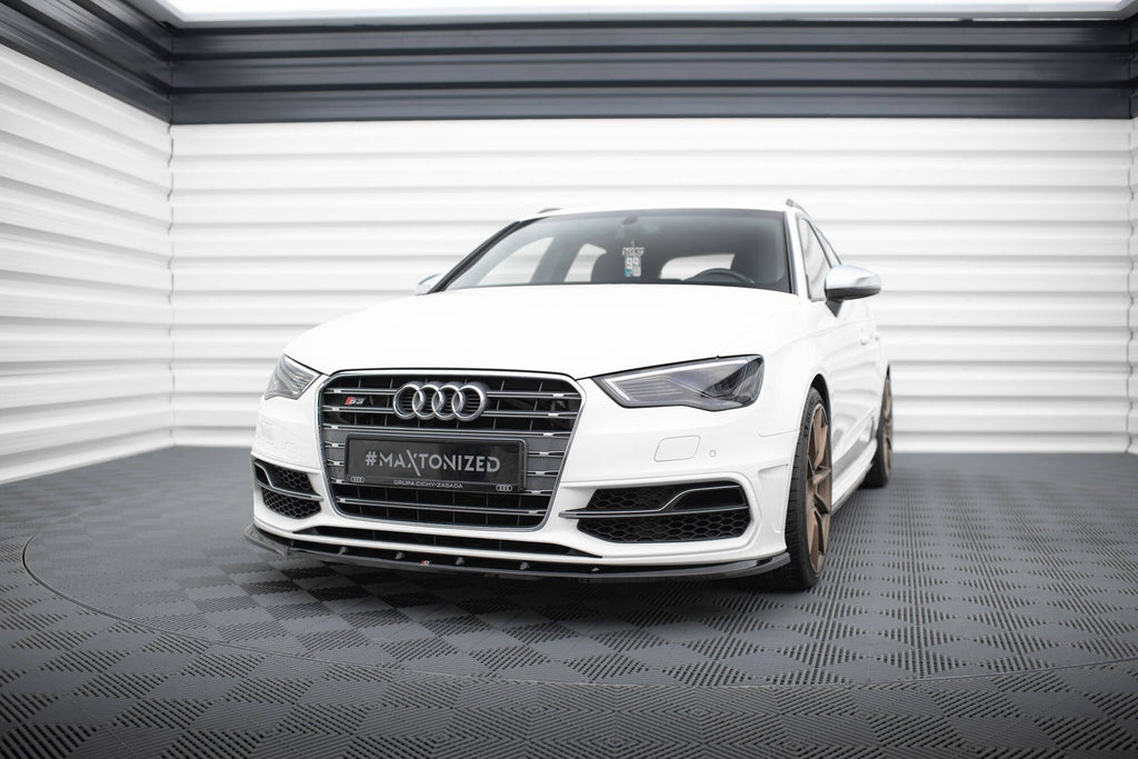 Splitter delantero V.1 para Audi S3 / A3 S-Line Sportback / Hatchback 8V