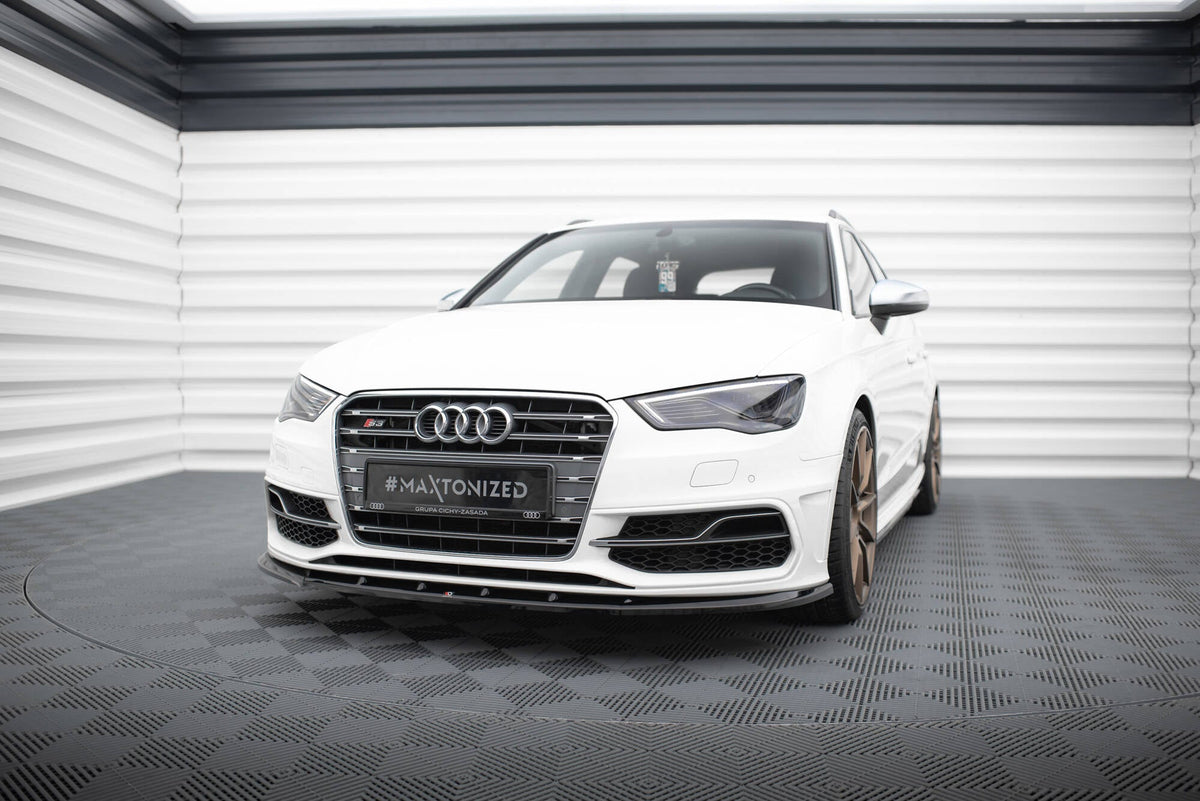 Splitter delantero V.1 para Audi S3 / A3 S-Line Sportback / Hatchback 8V