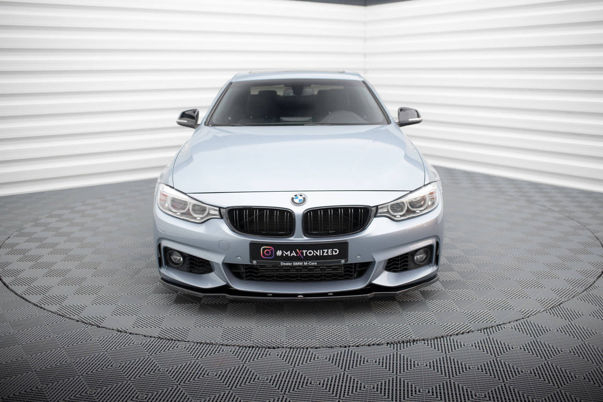 Splitter delantero V.1 para BMW 4 Coupe / Gran Coupe / Cabrio M-Pack F32 / F36 / F33