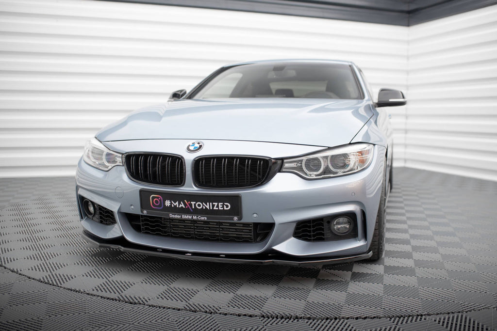 Splitter delantero V.1 para BMW 4 Coupe / Gran Coupe / Cabrio M-Pack F32 / F36 / F33