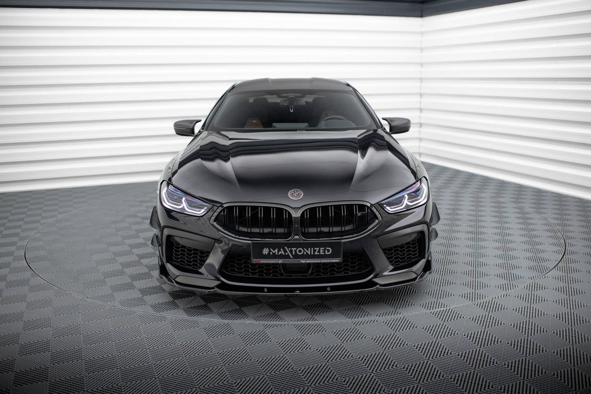 Splitter delantero V.1 + flaps para BMW M8 Gran Coupe F93 / Coupe F92