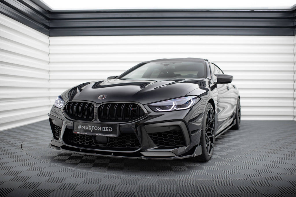 Splitter delantero V.1 + flaps para BMW M8 Gran Coupe F93 / Coupe F92