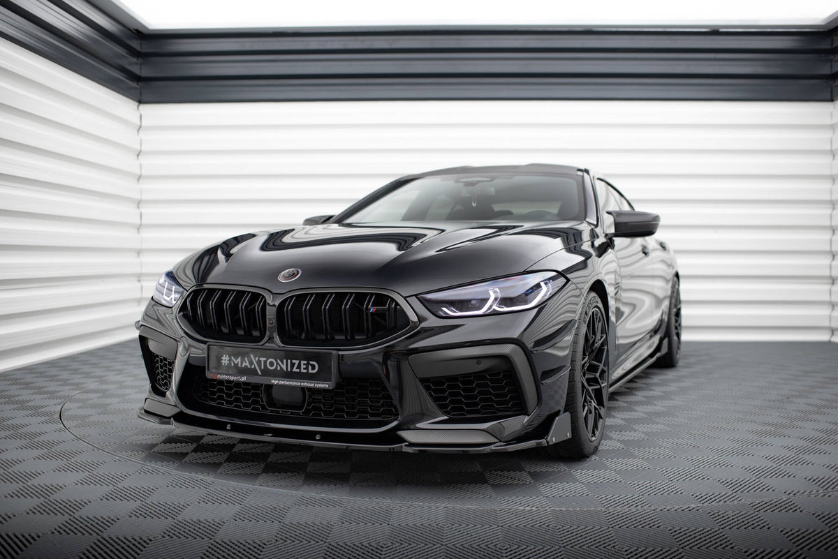 Splitter delantero V.1 + flaps para BMW M8 Gran Coupe F93 / Coupe F92