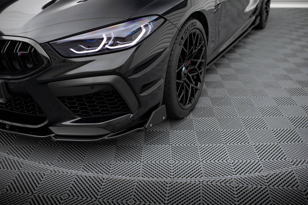 Splitter delantero V.1 + flaps para BMW M8 Gran Coupe F93 / Coupe F92
