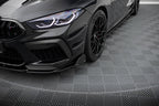 Splitter delantero V.1 + flaps para BMW M8 Gran Coupe F93 / Coupe F92