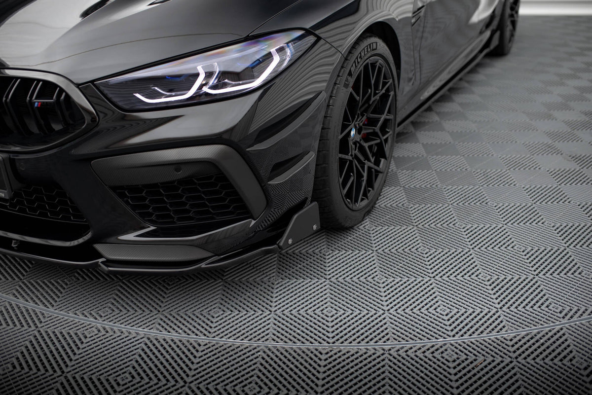 Splitter delantero V.1 + flaps para BMW M8 Gran Coupe F93 / Coupe F92