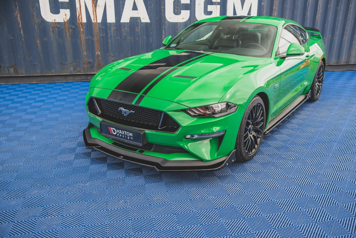 Splitter delantero V.1 + flaps para Ford Mustang GT Mk6 Facelift