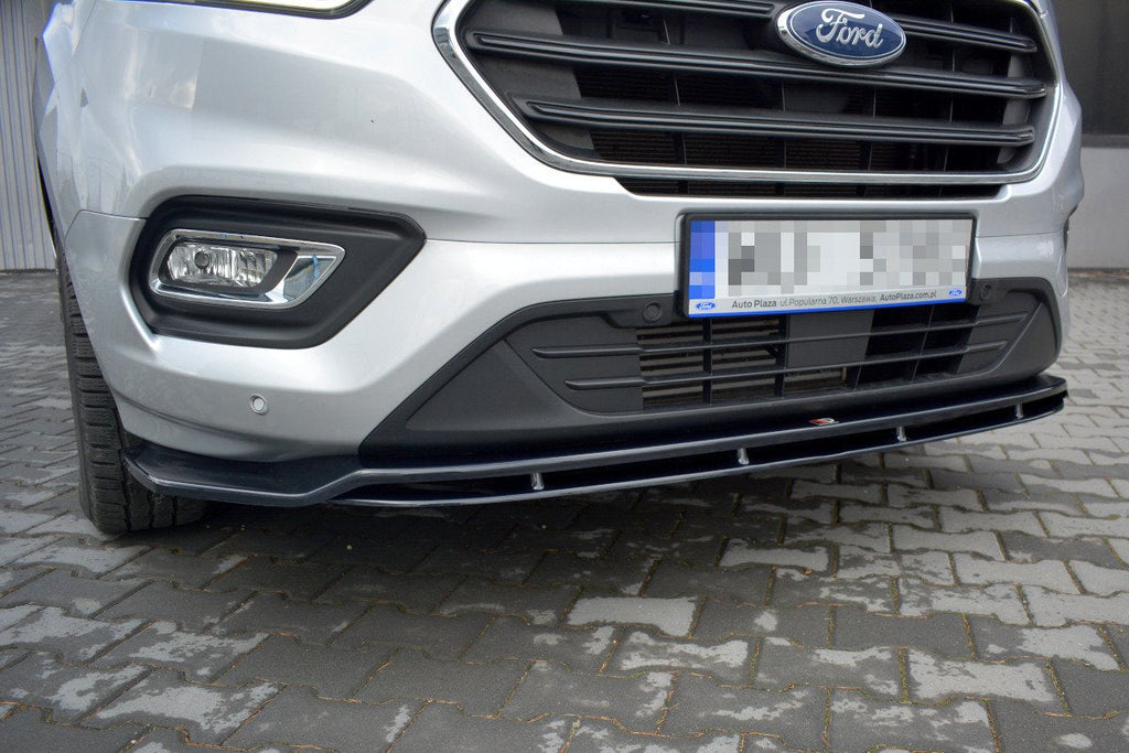 Splitter delantero V.1 para Ford Transit Custom Mk1 Facelift / Tourneo Custom Mk1 Facelift