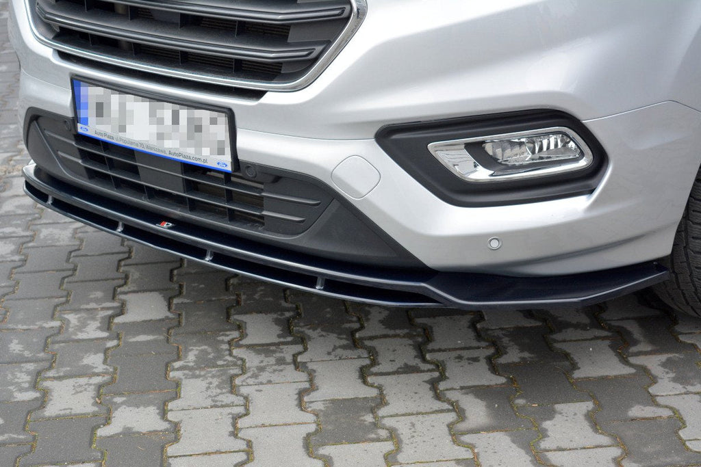 Splitter delantero V.1 para Ford Transit Custom Mk1 Facelift / Tourneo Custom Mk1 Facelift