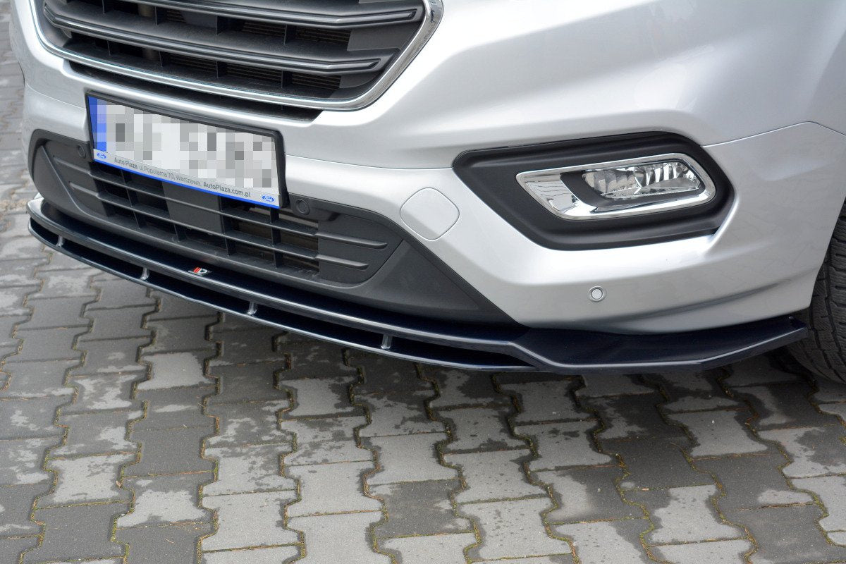 Splitter delantero V.1 para Ford Transit Custom Mk1 Facelift / Tourneo Custom Mk1 Facelift