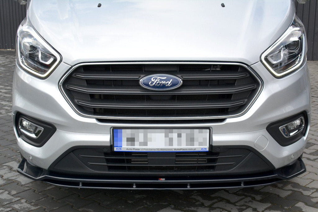 Splitter delantero V.1 para Ford Transit Custom Mk1 Facelift / Tourneo Custom Mk1 Facelift