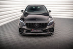 Splitter delantero V.1 para Mercedes-Benz C AMG Line Sedan / Coupe / Estate W205 / C205 / S205 Facelift