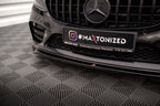 Splitter delantero V.1 para Mercedes-Benz C AMG Line Sedan / Coupe / Estate W205 / C205 / S205 Facelift