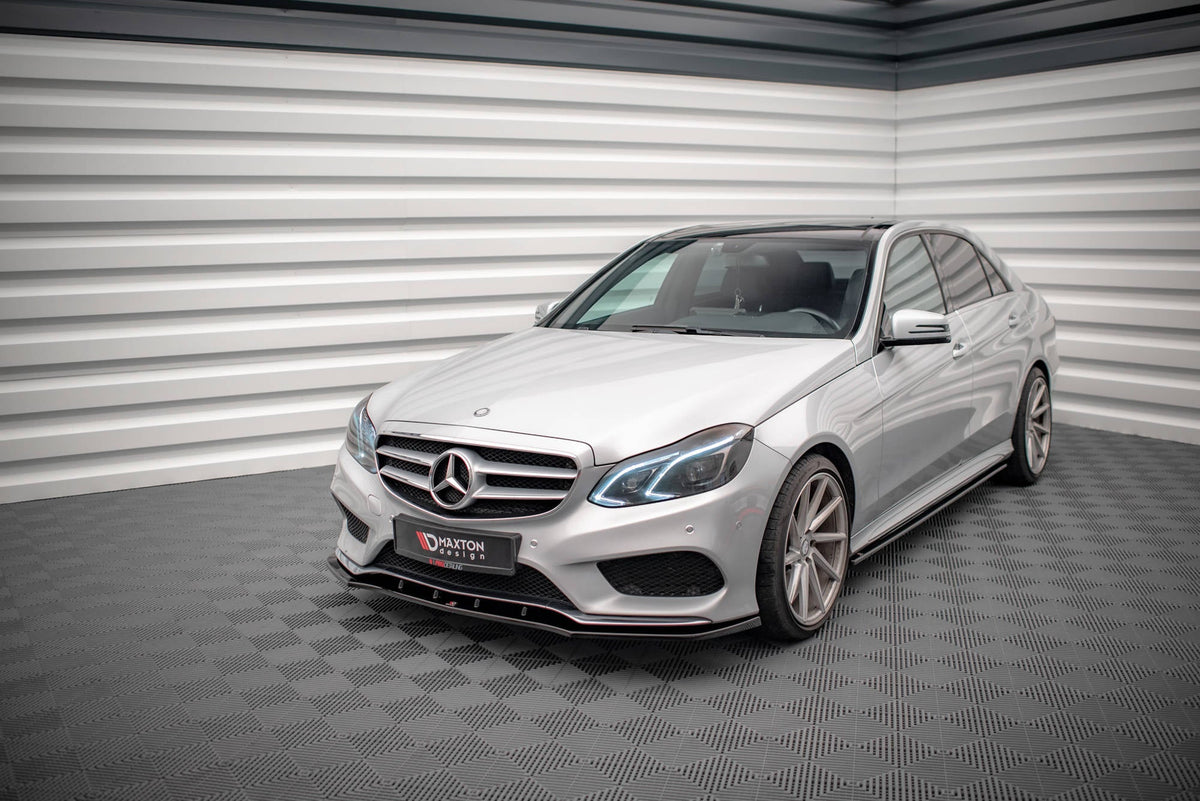 Splitter delantero V.1 para Mercedes-Benz E AMG-Line Sedan W212 Facelift