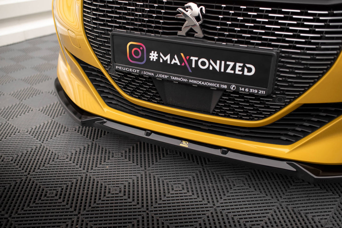 Splitter delantero V.1 para Peugeot 208 GT Mk2