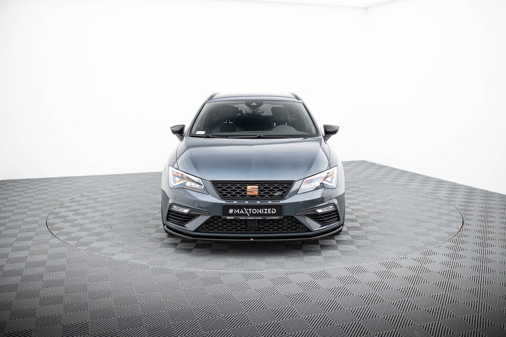 Splitter delantero V.1 para Seat Leon Cupra / FR Mk3 Facelift