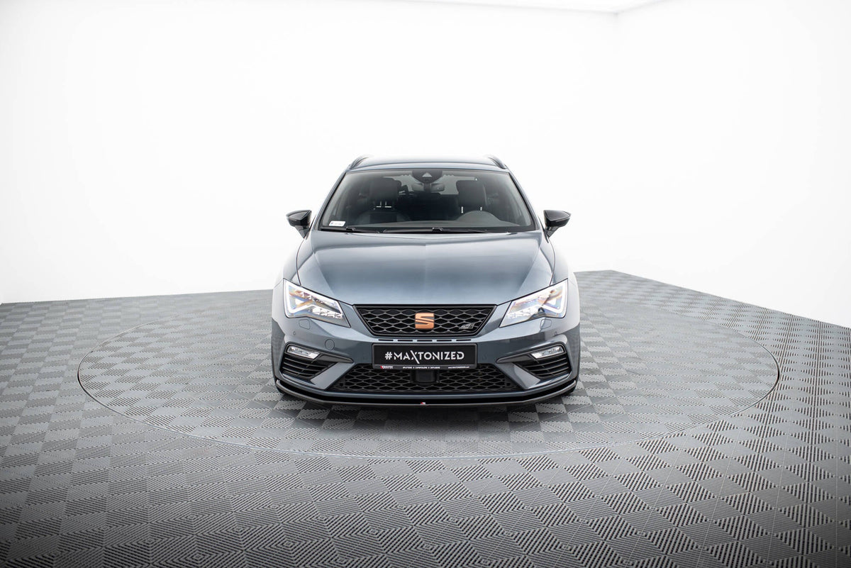 Splitter delantero V.1 para Seat Leon Cupra / FR Mk3 Facelift