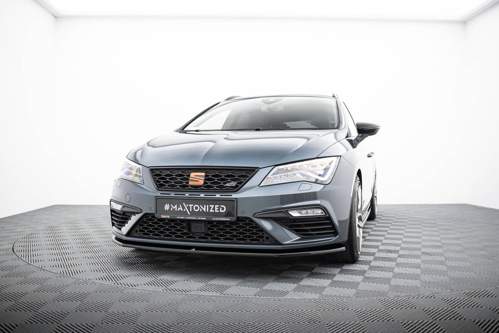 Splitter delantero V.1 para Seat Leon Cupra / FR Mk3 Facelift