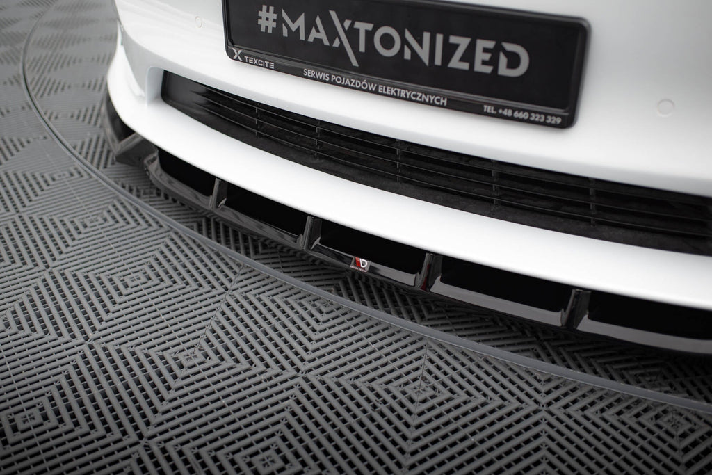 Splitter delantero V.1 para Tesla Model S Plaid Mk1 Facelift