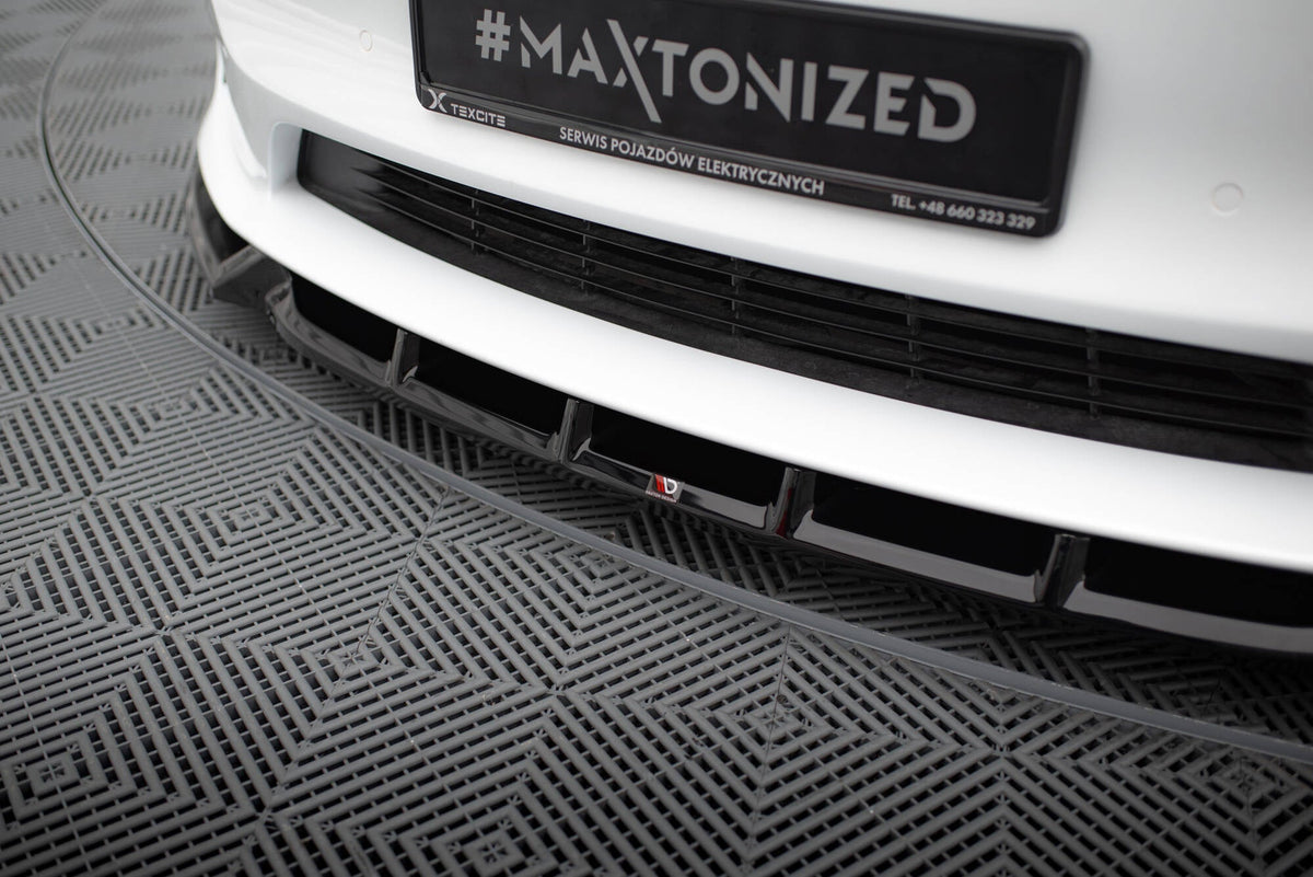 Splitter delantero V.1 para Tesla Model S Plaid Mk1 Facelift