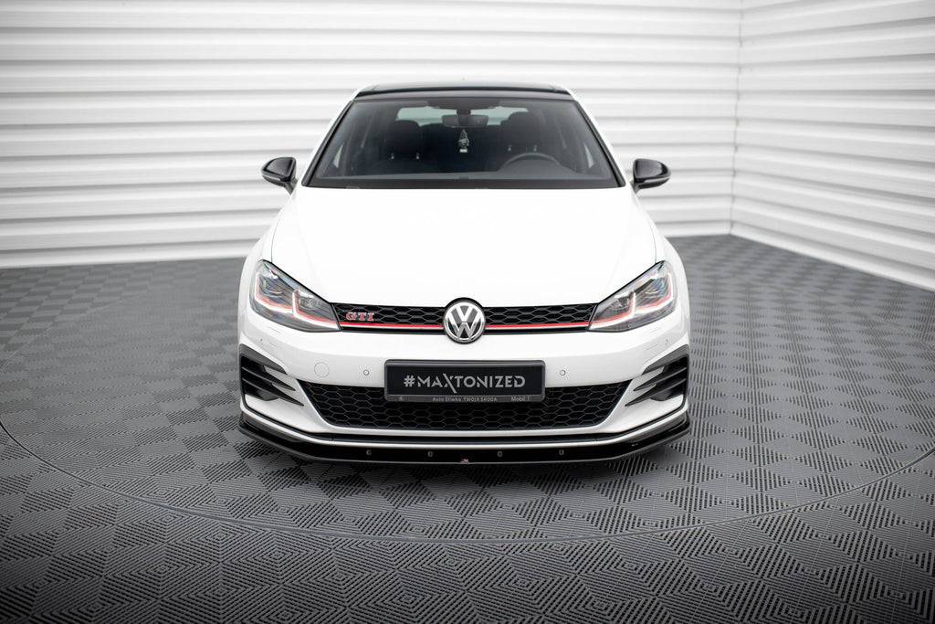 Splitter delantero V.1 para Volkswagen Golf GTI / GTD Mk7 Facelift