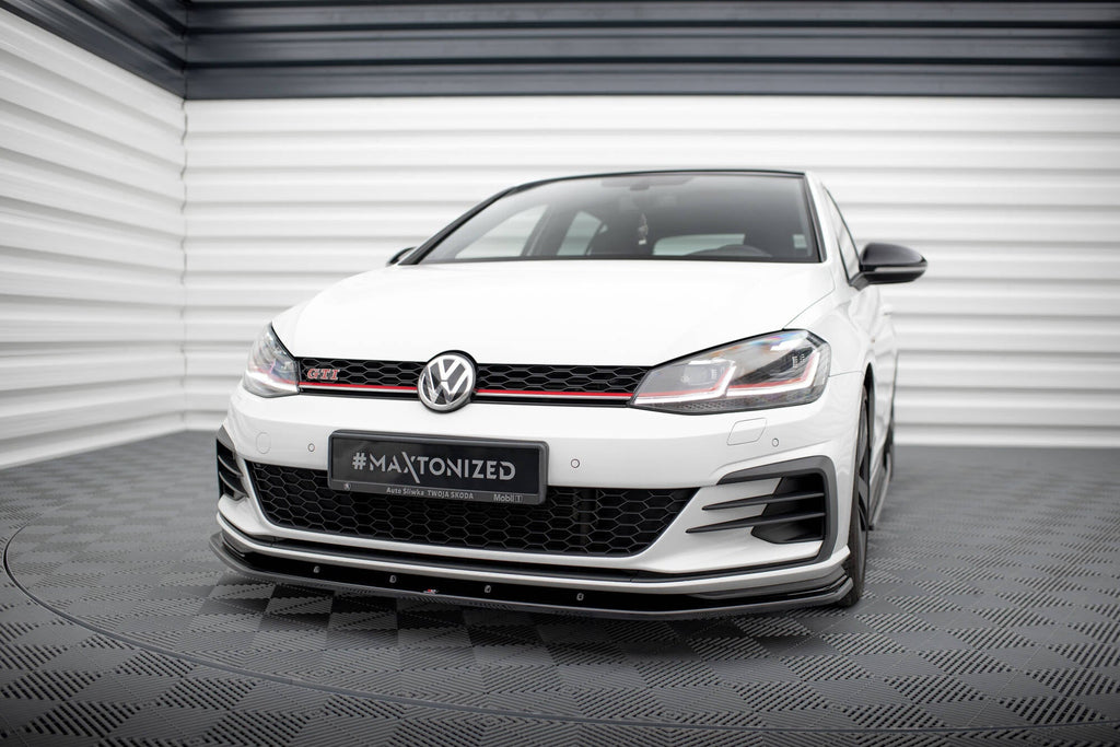 Splitter delantero V.1 para Volkswagen Golf GTI / GTD Mk7 Facelift