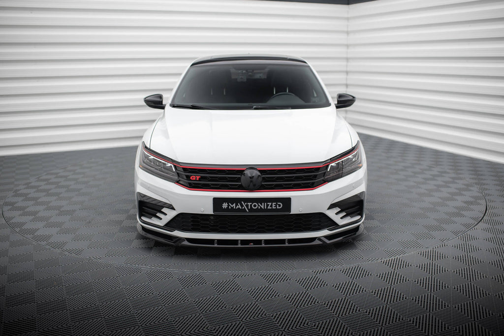 Splitter delantero V.1 para Volkswagen Passat GT B8 Facelift USA
