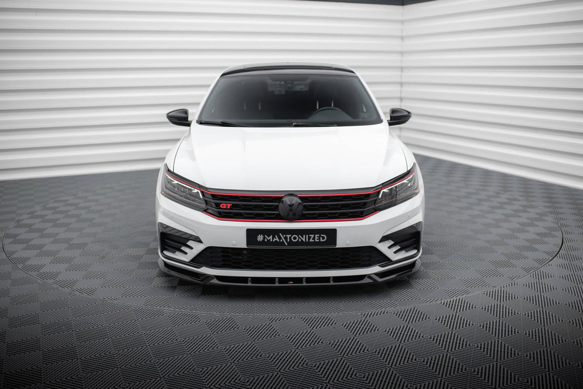 Splitter delantero V.1 para Volkswagen Passat GT B8 Facelift USA