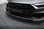 Splitter delantero V.2 para Audi A7 S-Line C8 / S7 C8 / C8 Facelift / S7 Facelift