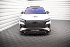 Splitter delantero V.2 para Audi Q4 e-tron Sportback S-line Mk1