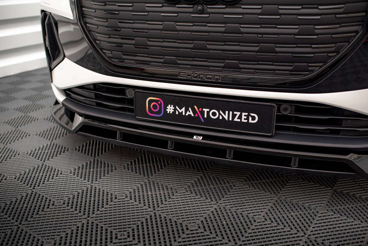 Splitter delantero V.2 para Audi Q4 e-tron Sportback S-line Mk1