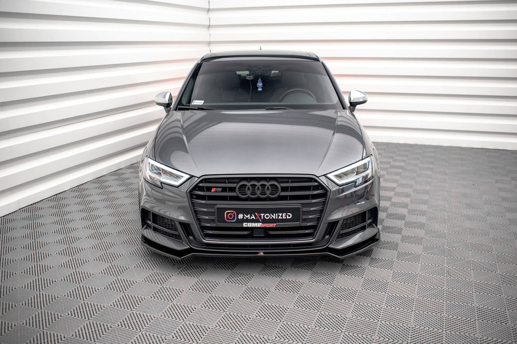 Splitter delantero V.2 para Audi S3 / A3 S-Line Sportback 8V Facelift
