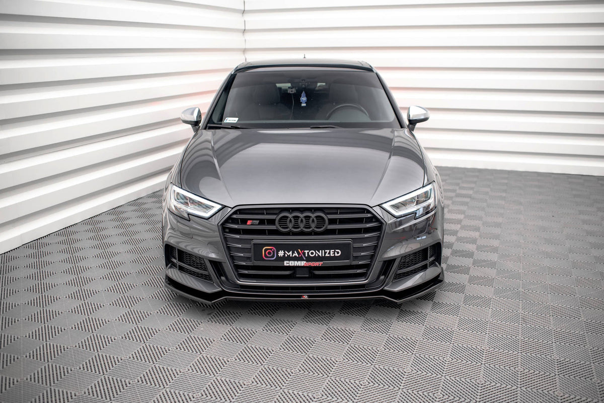 Splitter delantero V.2 para Audi S3 / A3 S-Line Sportback 8V Facelift