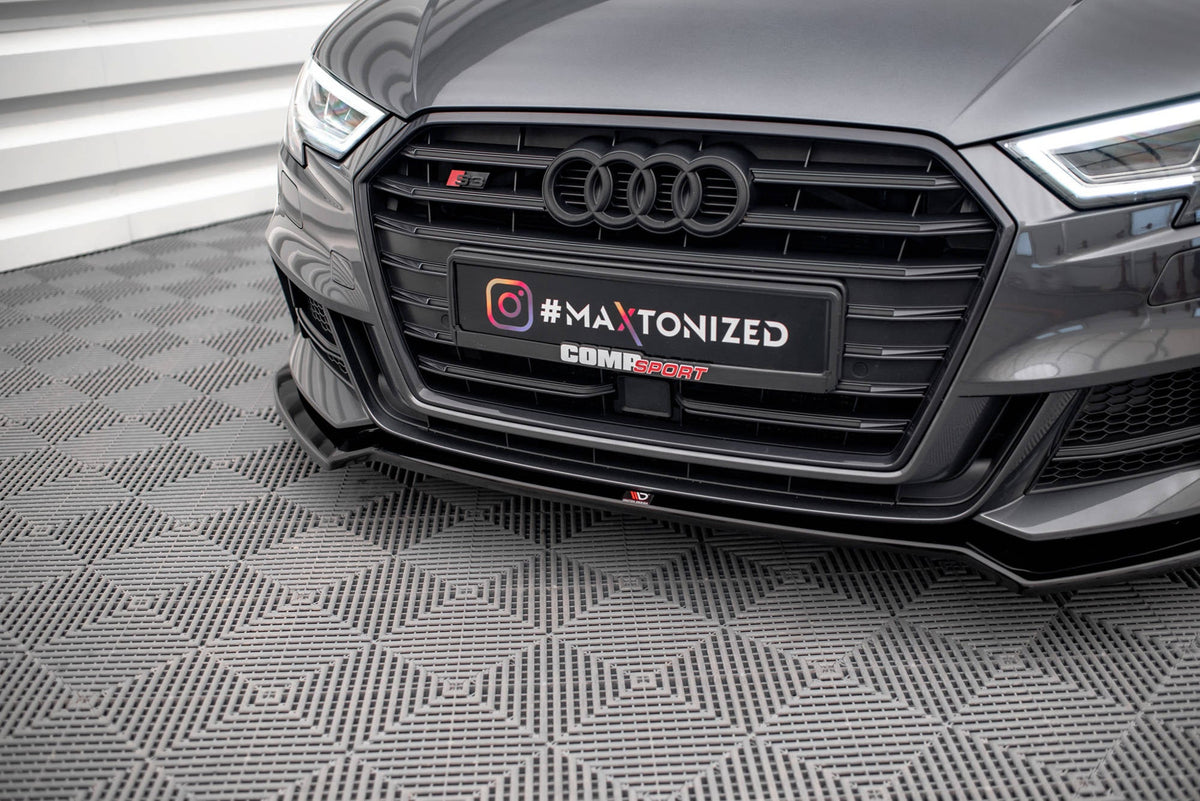 Splitter delantero V.2 para Audi S3 / A3 S-Line Sportback 8V Facelift