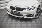 Splitter delantero V.2 para BMW 4 Coupe / Gran Coupe / Cabrio M-Pack F32 / F36 / F33