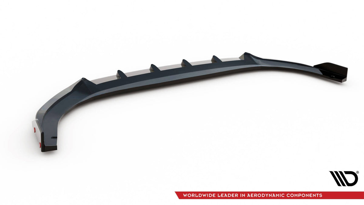 Splitter delantero V.2 + flaps para Volkswagen Golf GTI / GTE / R-Line Mk8 Facelift